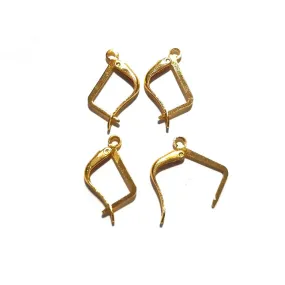 10 Pcs (5 pairs)  Long Lasting 24k Gold Plated, Non Tarnish,  lever back Ear wire,lever back earring hook, Earring Findings, Earring Supplies, Ear Hook, Shiny Gold Earring Parts