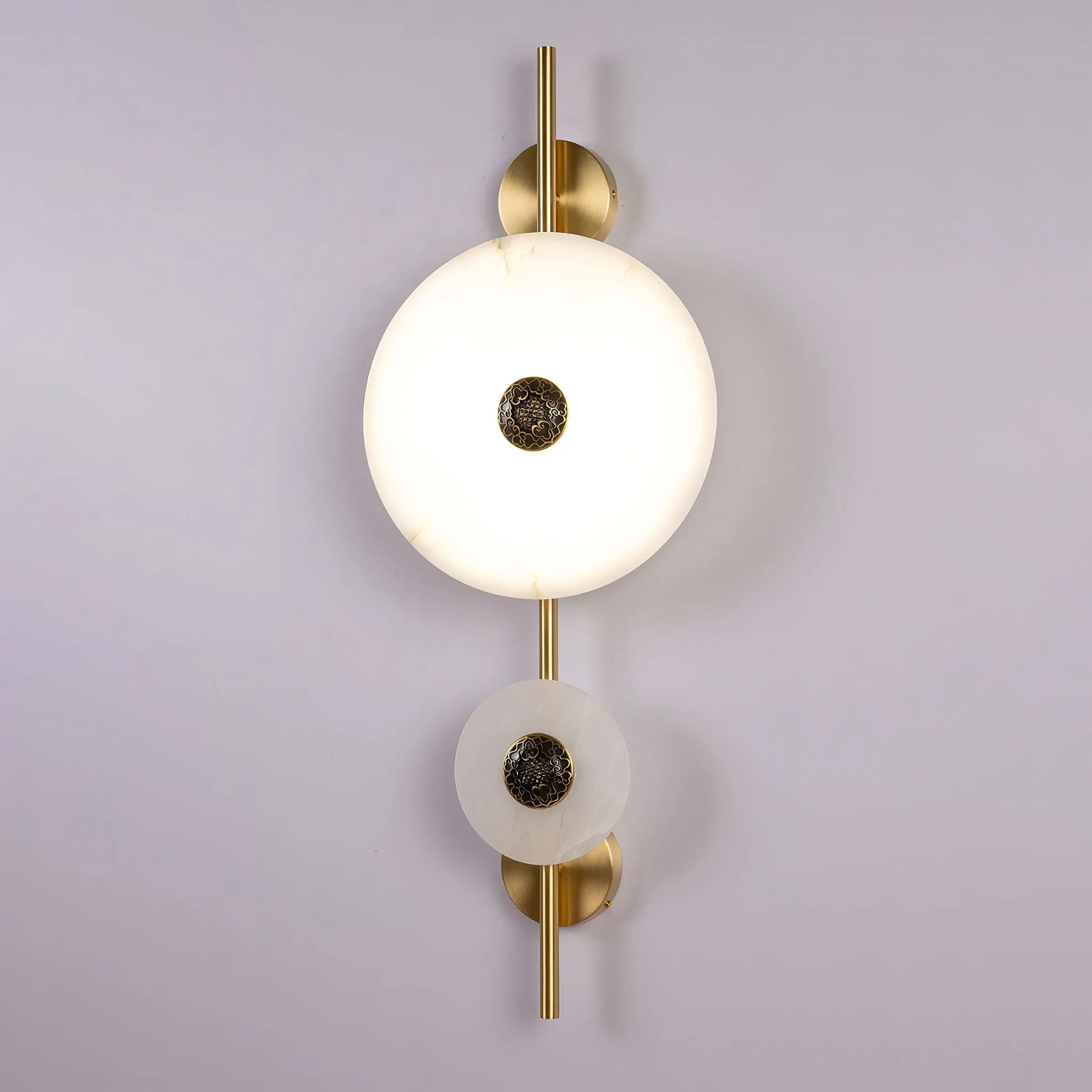 Alabaster Eclipse Wall Light