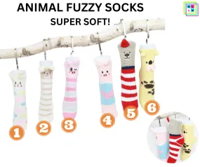 Animal Fuzzy Socks