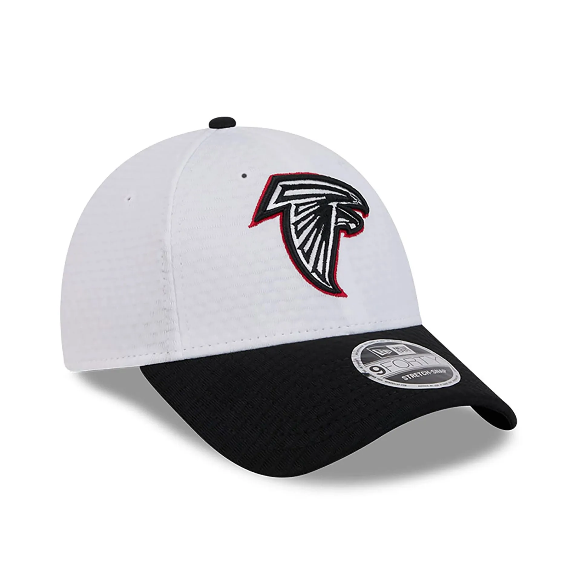 Atlanta Falcons NFL Training 2024 White 9FORTY Stretch Snap Cap