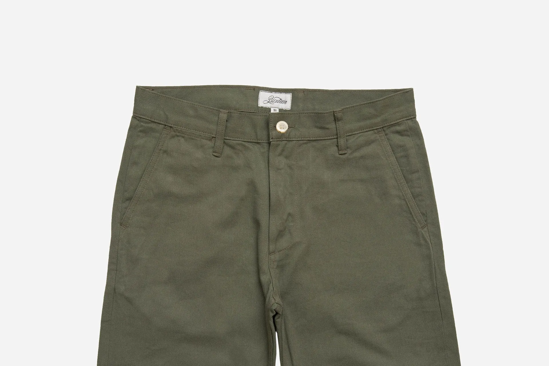 CH-55x ~ Olive Selvedge Chino