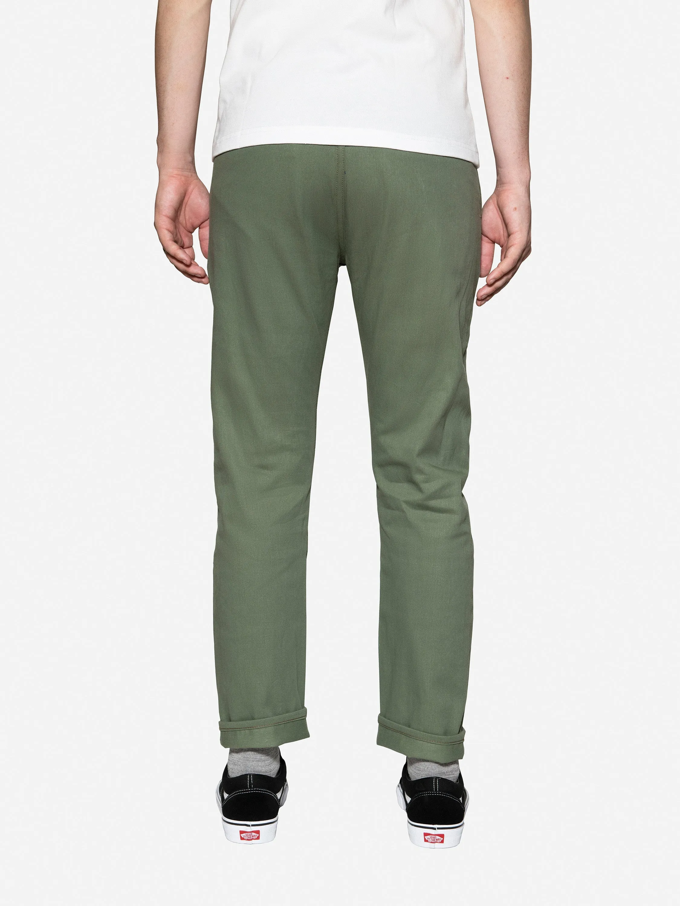 CH-55x ~ Olive Selvedge Chino