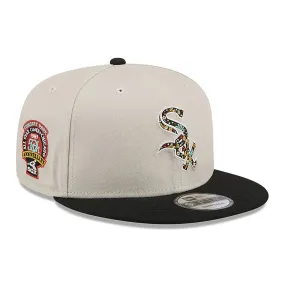 Chicago White Sox Floral Fill Light Beige 9FIFTY Snapback Cap