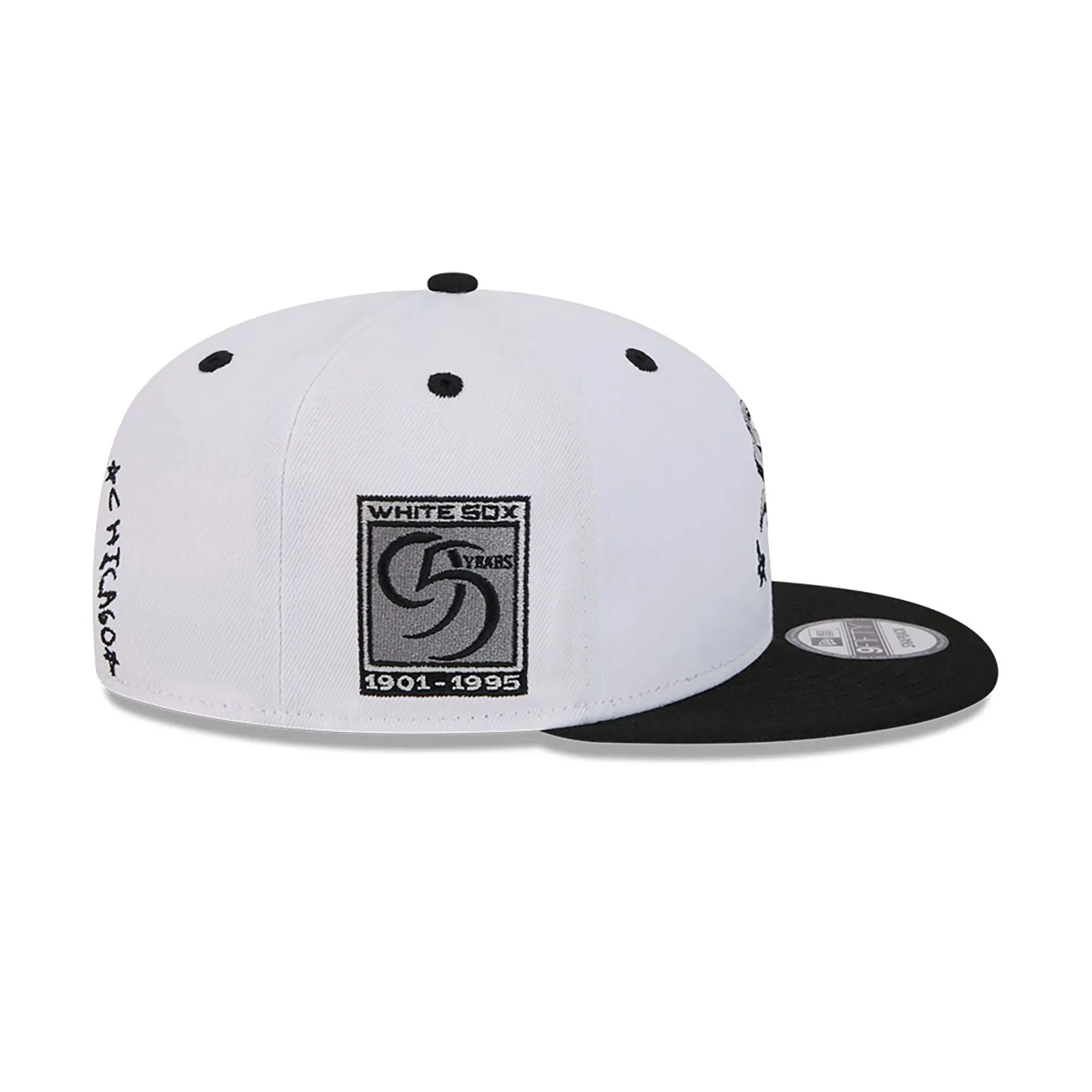 Chicago White Sox Official Doodles White 9FIFTY Snapback Cap