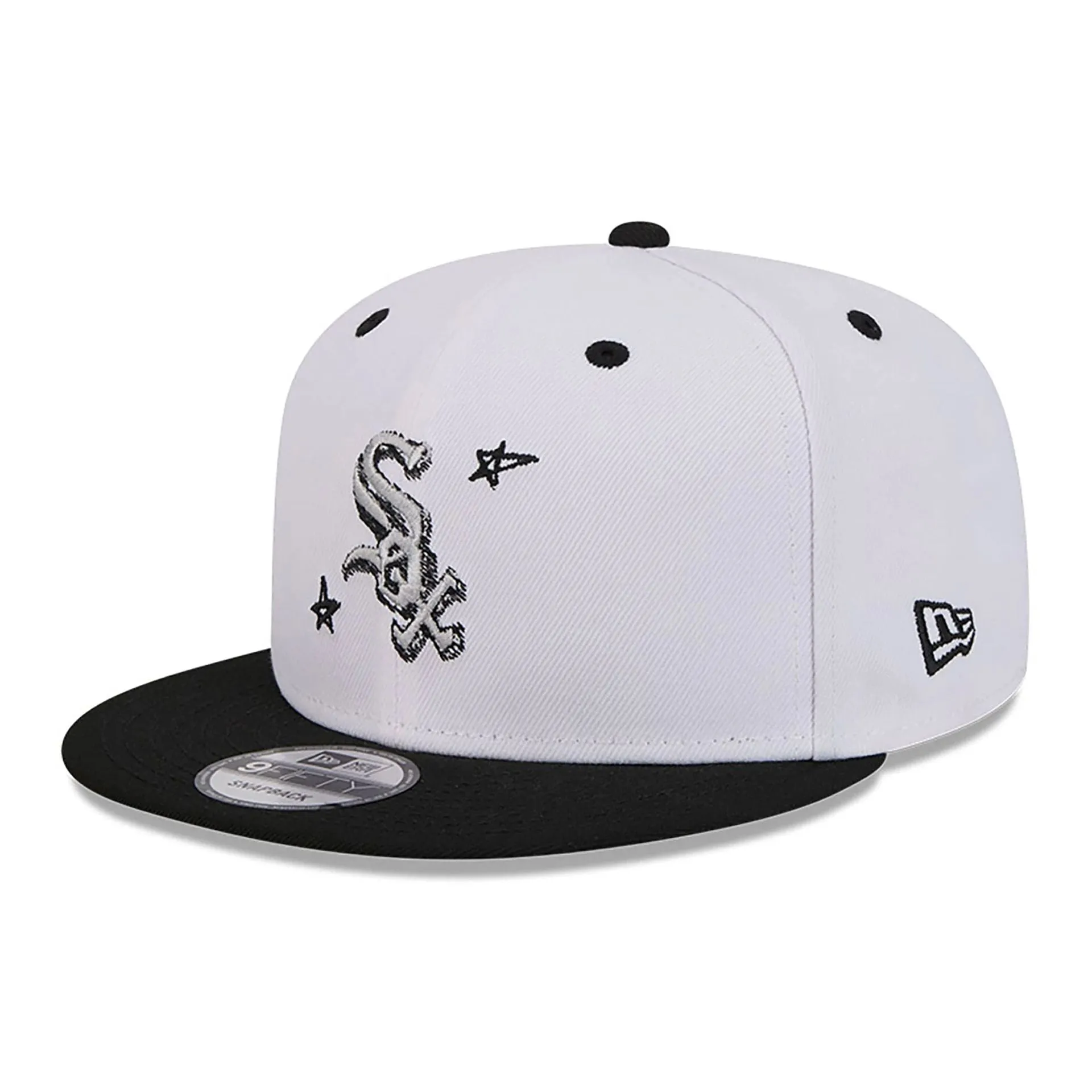 Chicago White Sox Official Doodles White 9FIFTY Snapback Cap