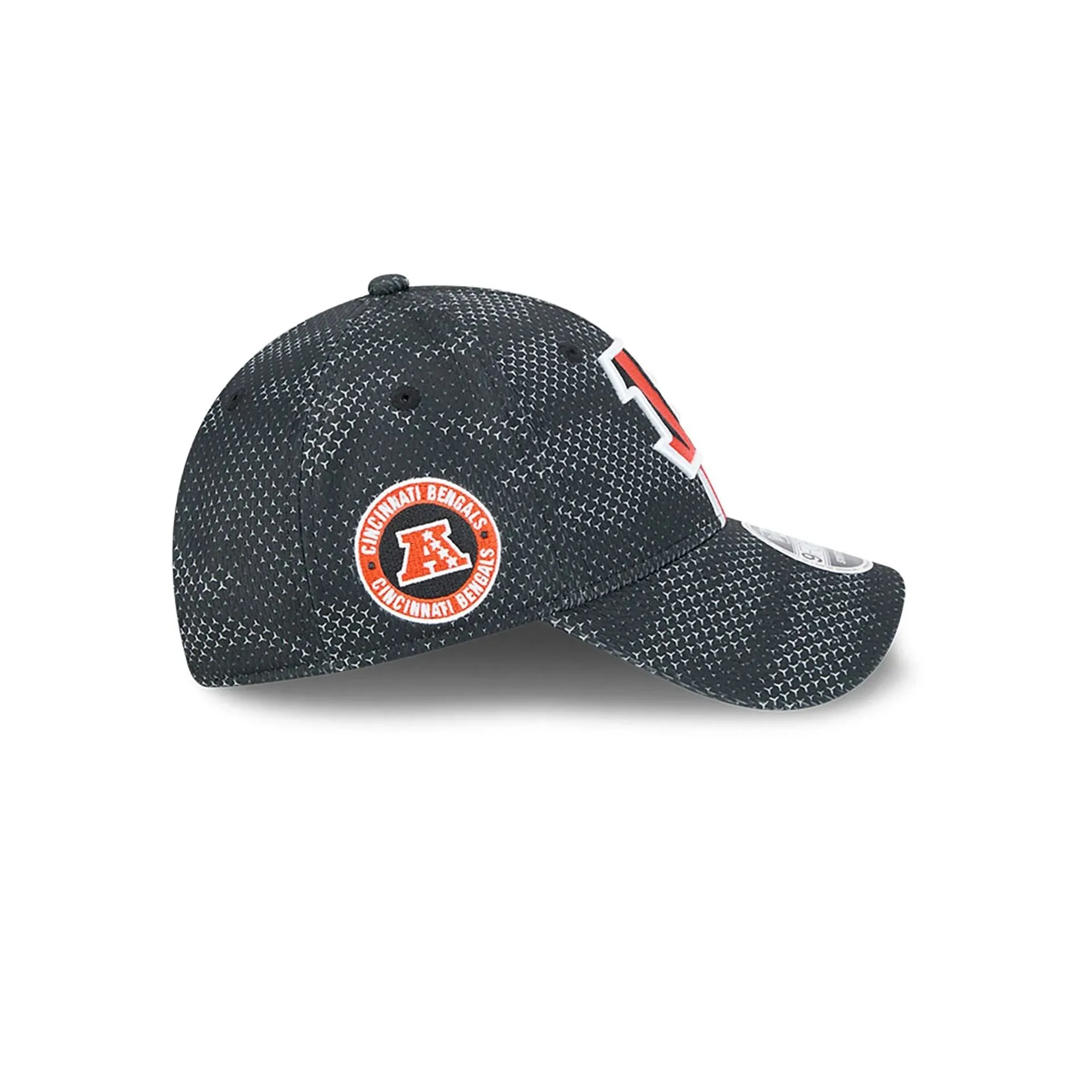 Cincinnati Bengals NFL Sideline 2024 Black 9FORTY Stretch Snap Cap