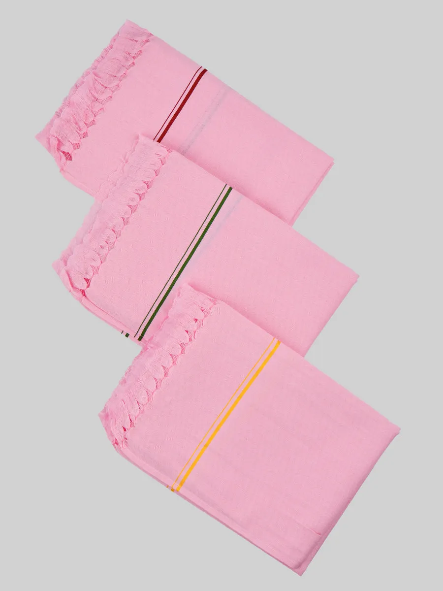 Cotton Pink Towel Hariharan (Pack of 2)