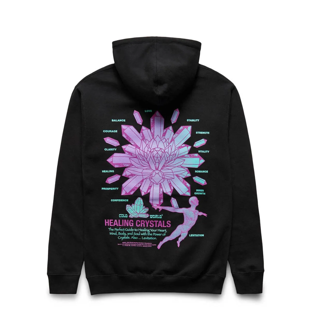 CRYSTALS & LEVITATION  HOODY