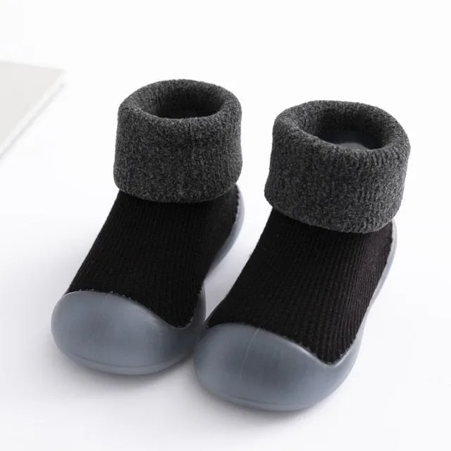 Cute baby sock shoes for winter thick cotton animal styles