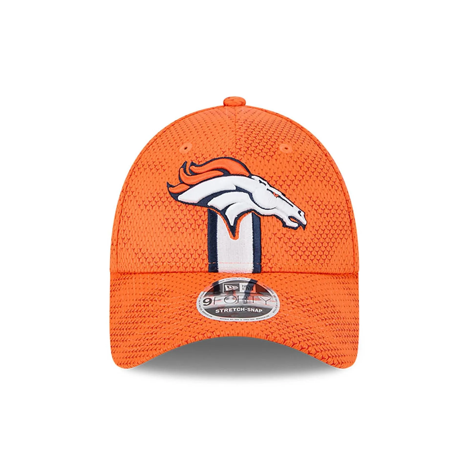 Denver Broncos NFL Sideline 2024 Orange 9FORTY Stretch Snap Cap