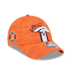 Denver Broncos NFL Sideline 2024 Orange 9FORTY Stretch Snap Cap