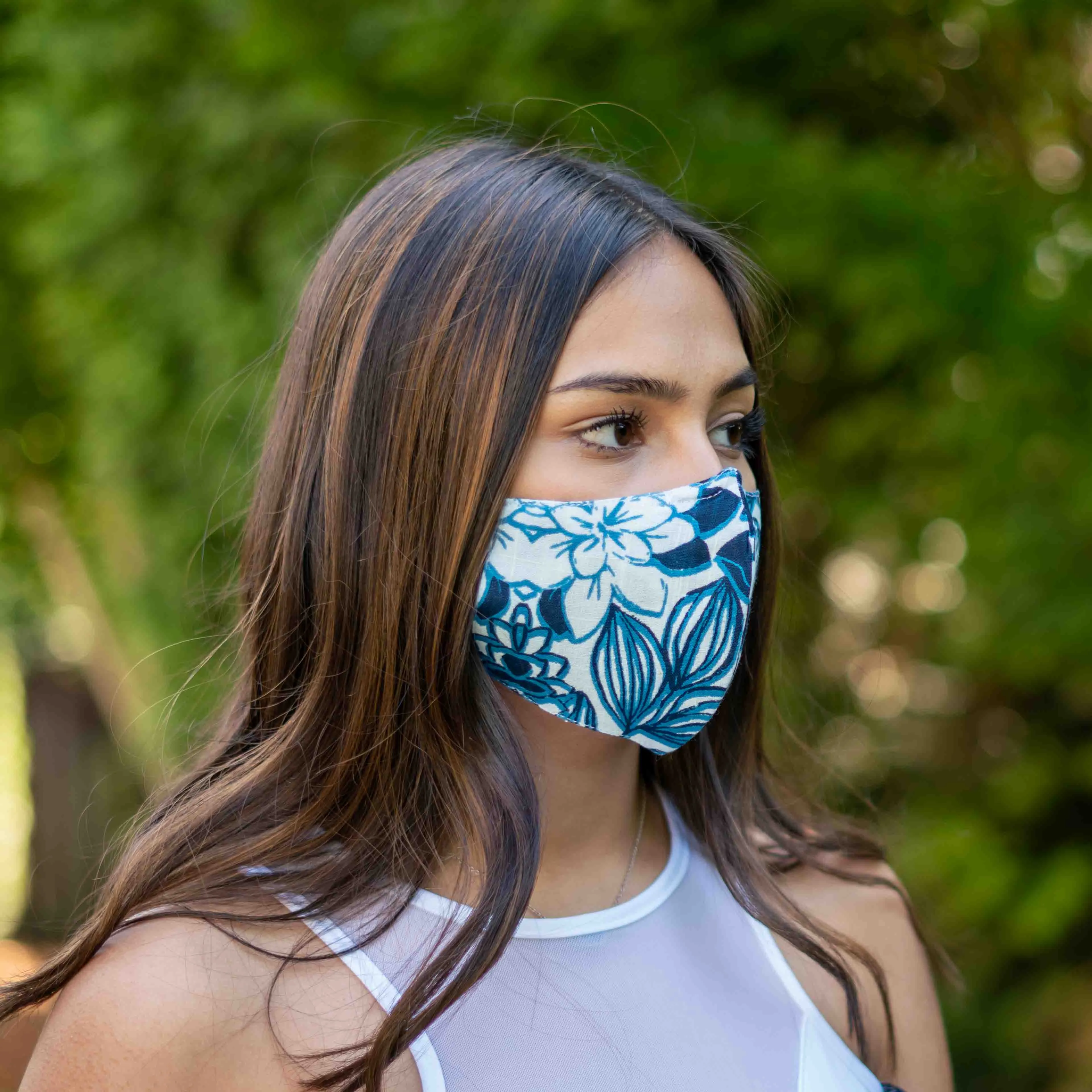 Final Sale Pack of 3 Printed Face Masks with Pocket for Removable Filter