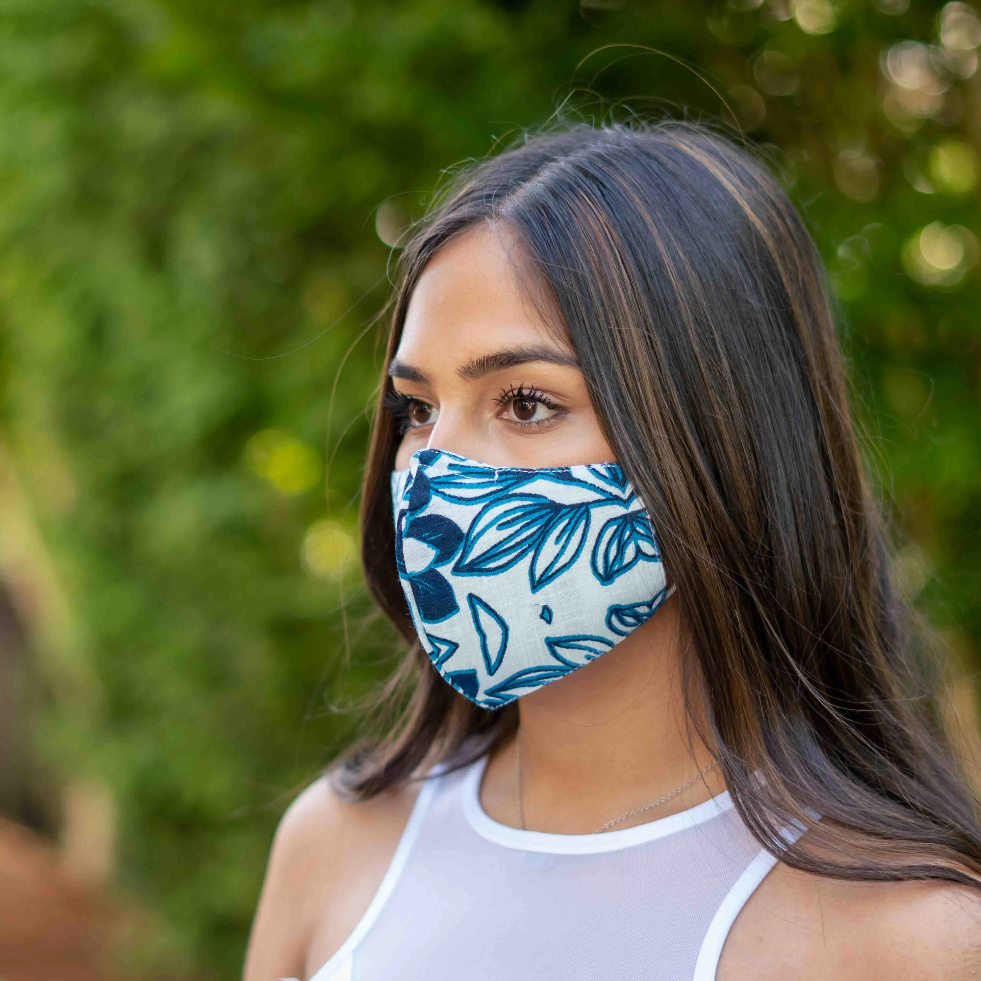 Final Sale Pack of 3 Printed Face Masks with Pocket for Removable Filter