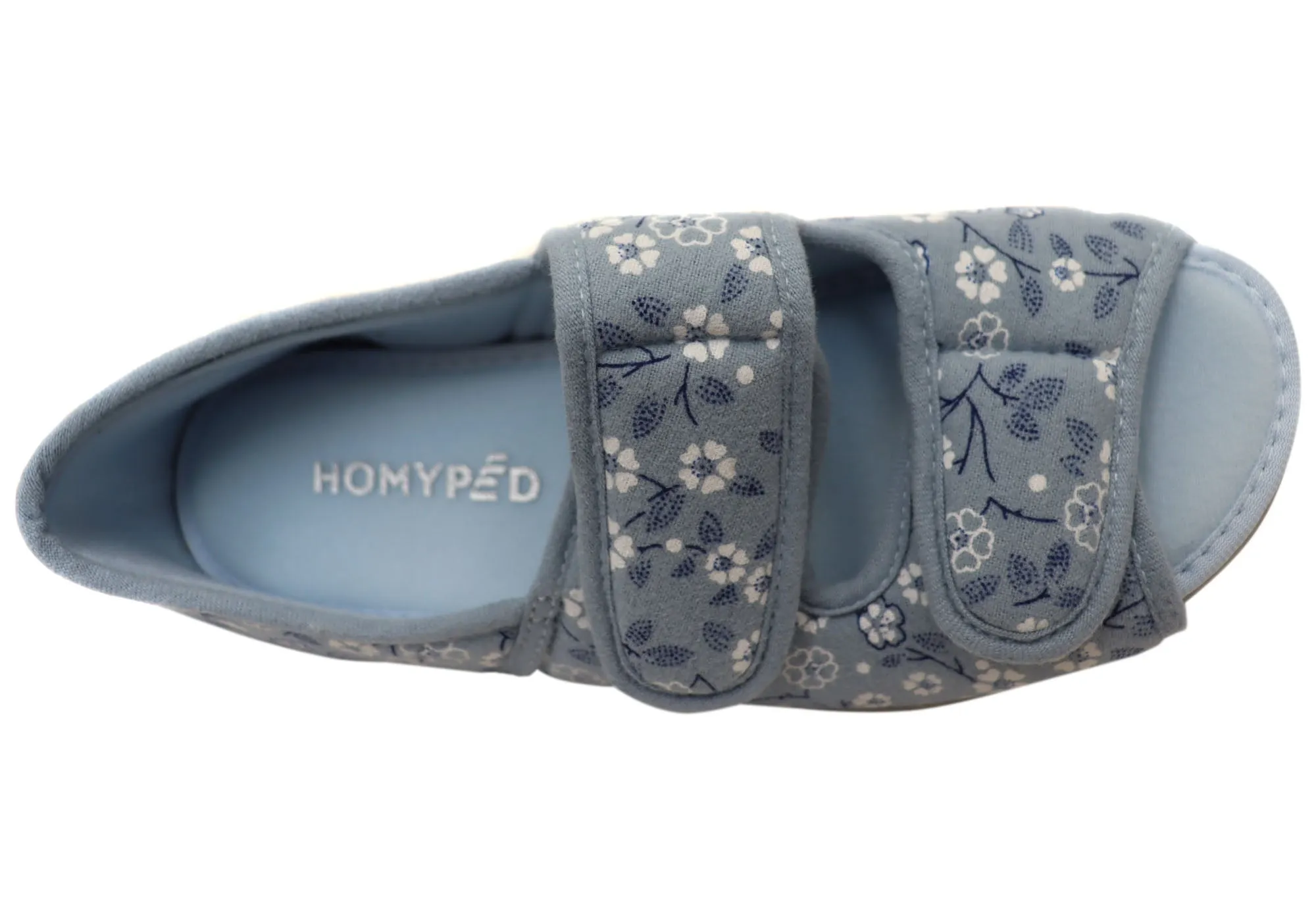 Homyped Summer Anika Womens Wide Fit Adjustable Open Toe Slippers