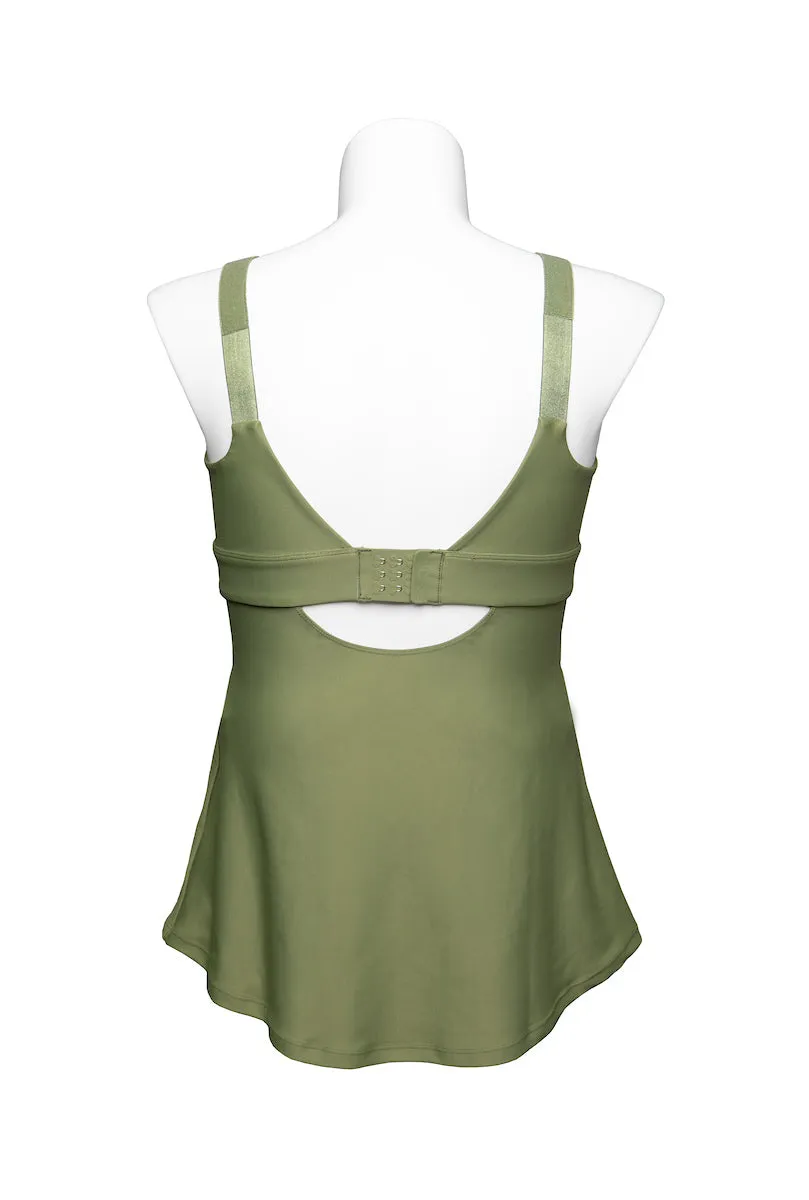 Journey Hands Free Pumping Tank | Olive