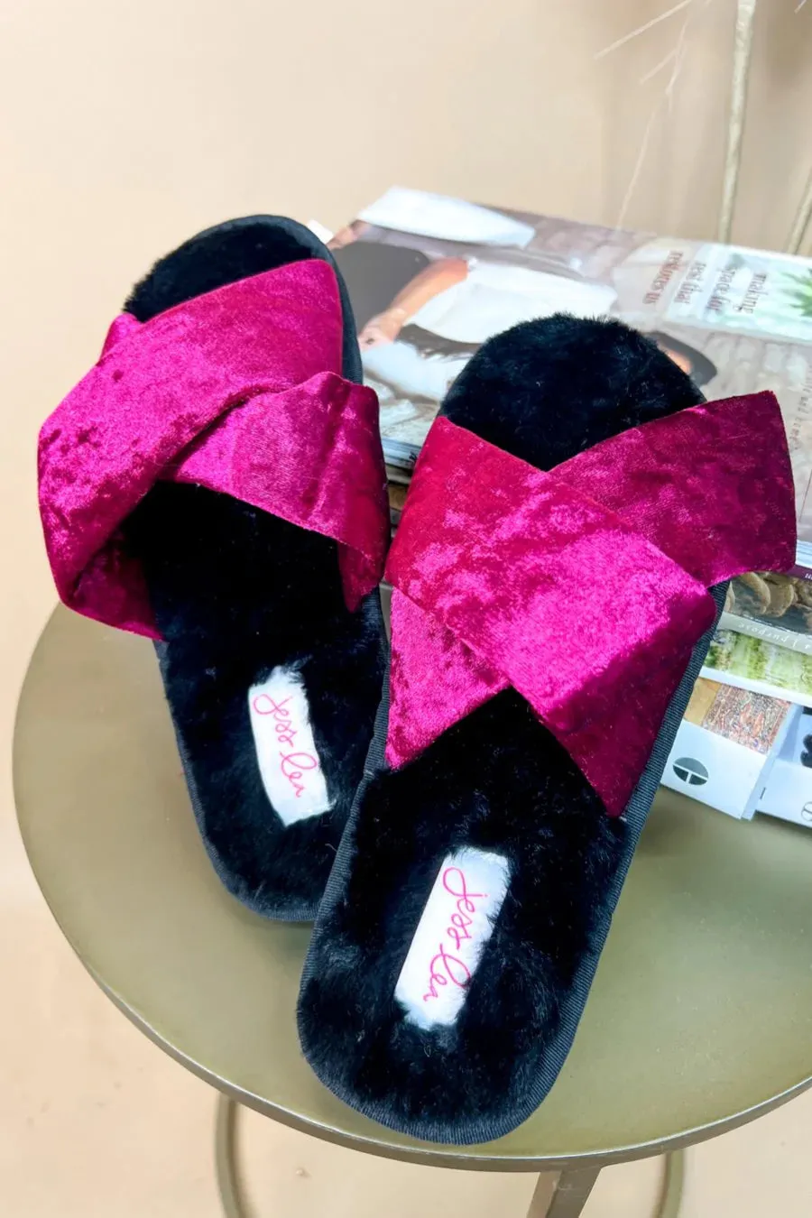 Luxe Velvet Slippers