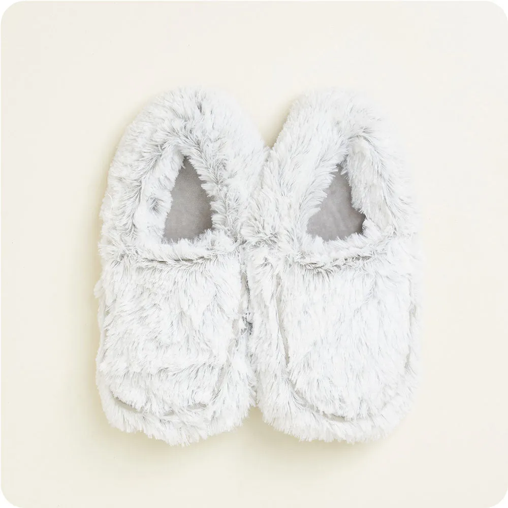 Marshmallow Gray Warmies Slippers