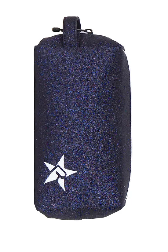 Mystic Navy Rebel Makeup Bag with White Zipper