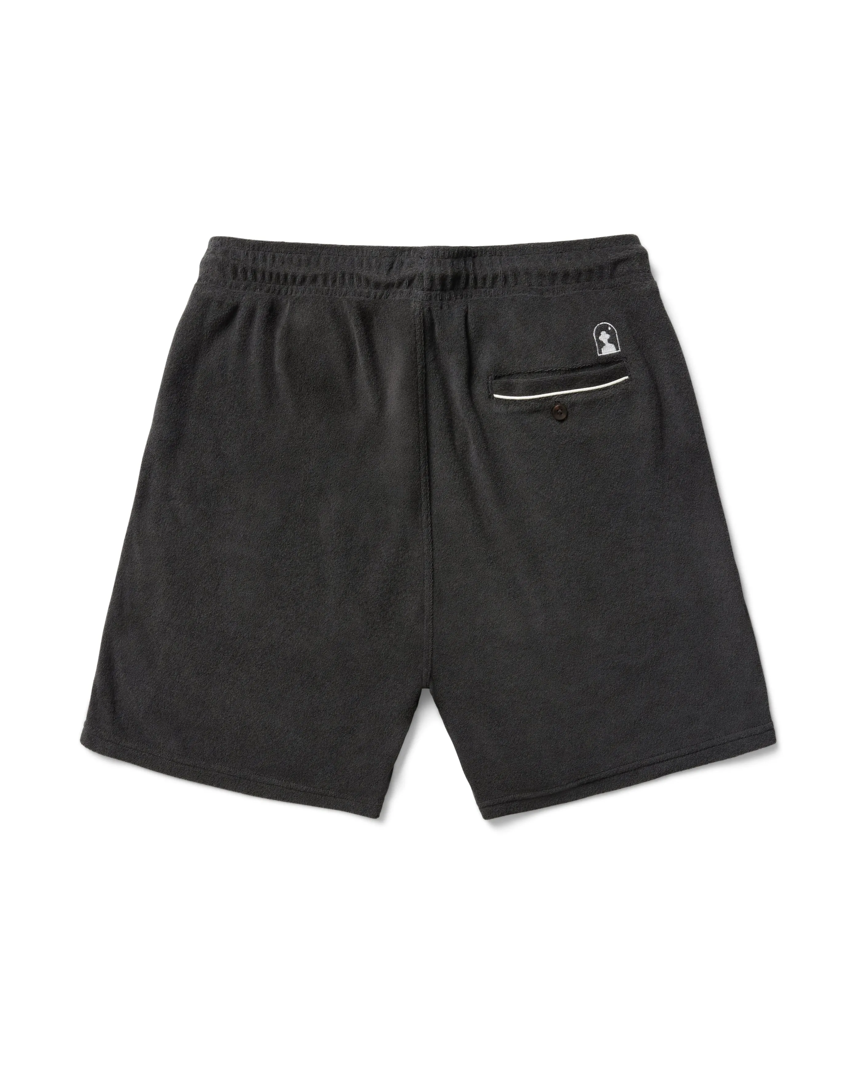 The Gaucho Terry Cloth Shorts - Onyx